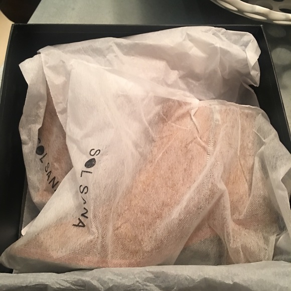 Sol Sana Cognac suede ankle boots, size 40/9.5 - Picture 6 of 8